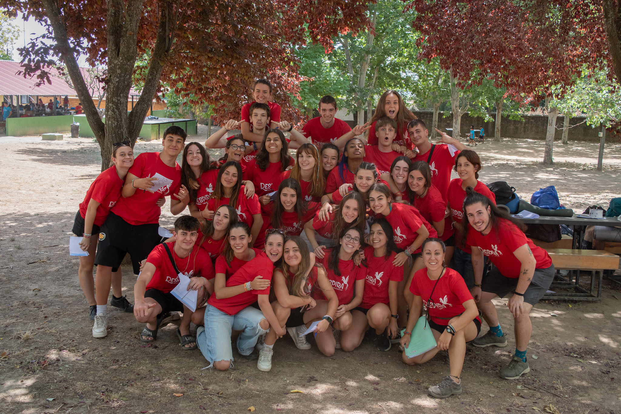 Equipo de monitores de Respira Ocio en formación